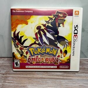 Nintendo 3DS Pokemon Omega Ruby with Red and Yellow Cover